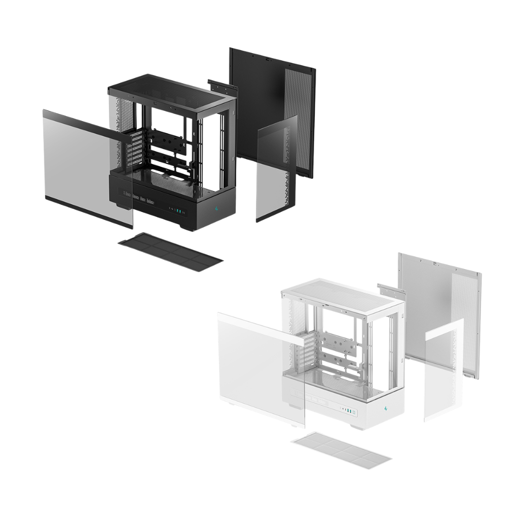 Deepcool CH690 Digital ATX Mid-Tower PC Case (Black R-CH690-BKNNA0D-G-1 |White R-CH690-WHNNA0D-G-1)