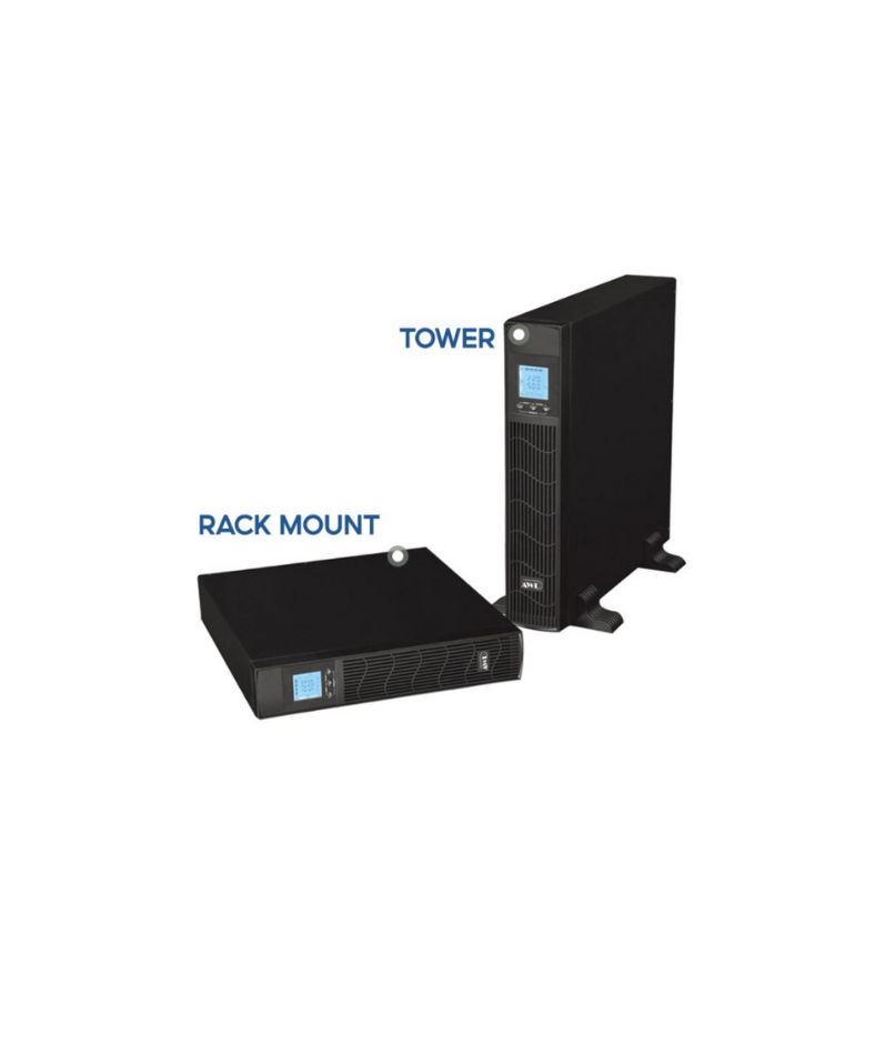 Awp Ups Rack Mount AWP Wise APO1000RT 1000VA 900W Rackmount Tower UPS – DynaQuest PC