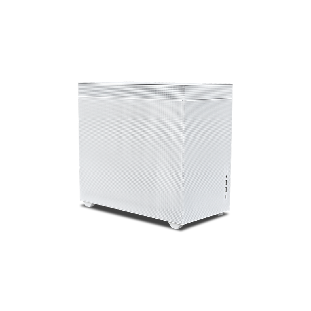 Tecware Fusion 2 SFF Hybrid White mATX Case 1x120mm