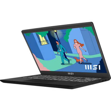 MSI Modern 15 B7M-430PH Laptop (Classic Black) | 15.6" FHD (1920x1080) IPS | Ryzen 5-7430U | 16GB RAM | 512GB SSD | AMD Radeon Graphics | Windows 11 Home | MSI Sleeve Bag
