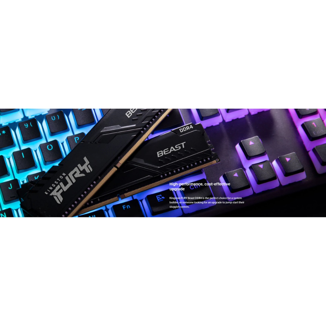 Kingston Fury Beast 16GB DDR4 3200MHz CL16 KF432C16BB1/16WP Desktop Memory