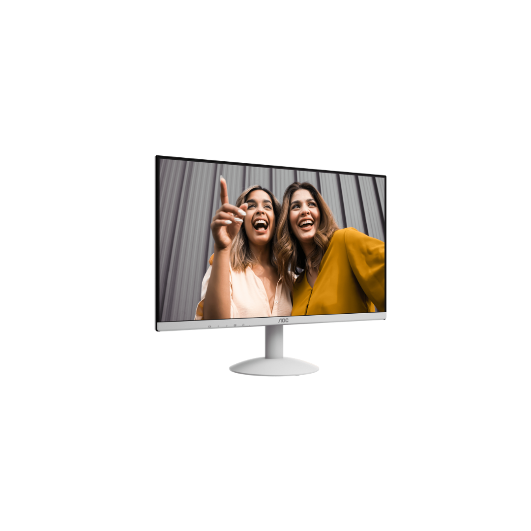 AOC 24B30H2/BW White 23.8" IPS 120Hz FHD (1920x1080) 1ms AdaptiveSync VGA Hdmi Gaming Monitor