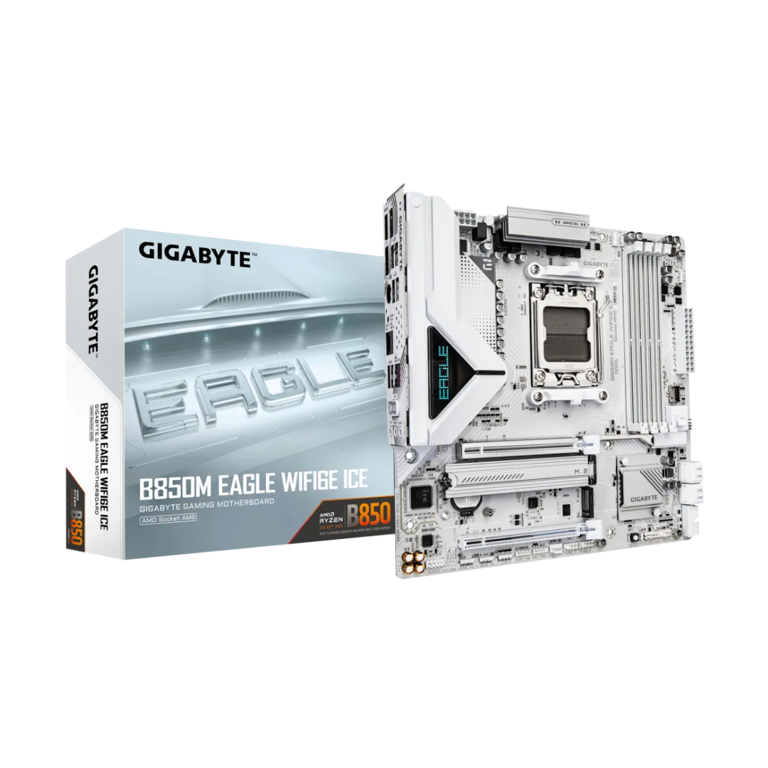 Gigabyte B850M Eagle WiFi6E ICE (AM5) Motherboard