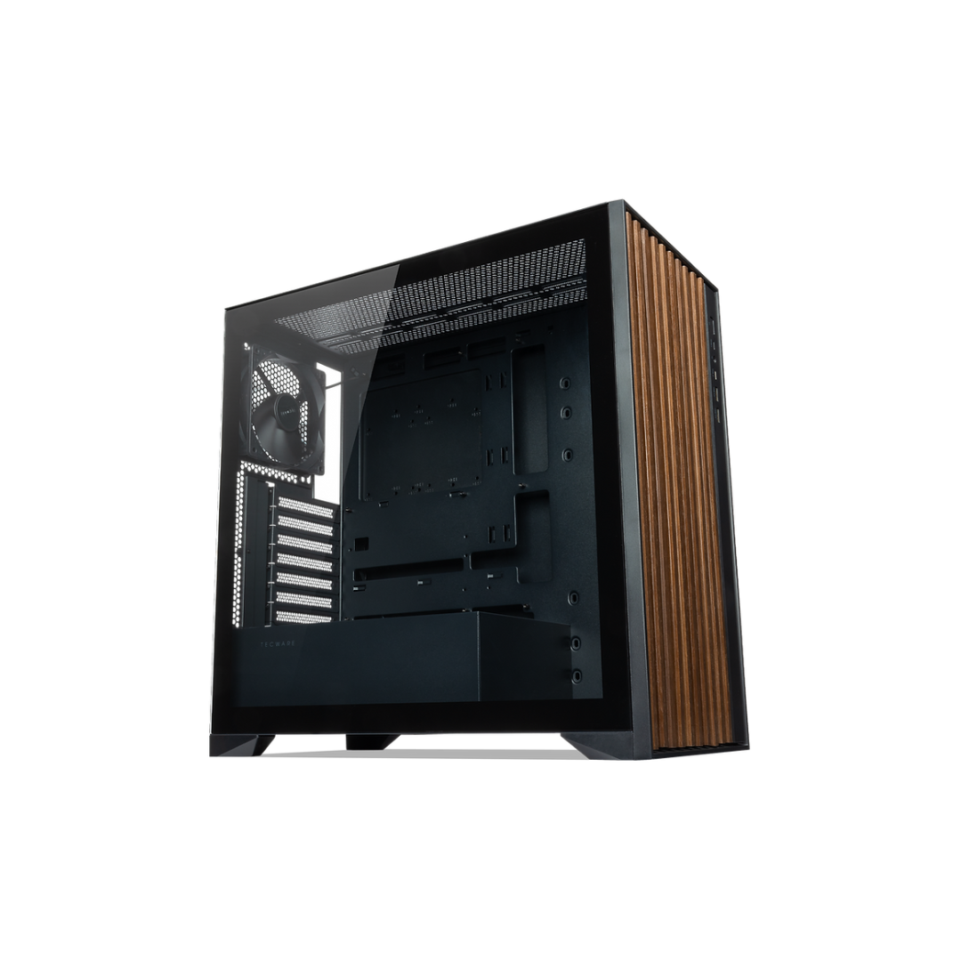 Tecware Timber High Airflow ATX TG Case w/ 4X120mm Fan