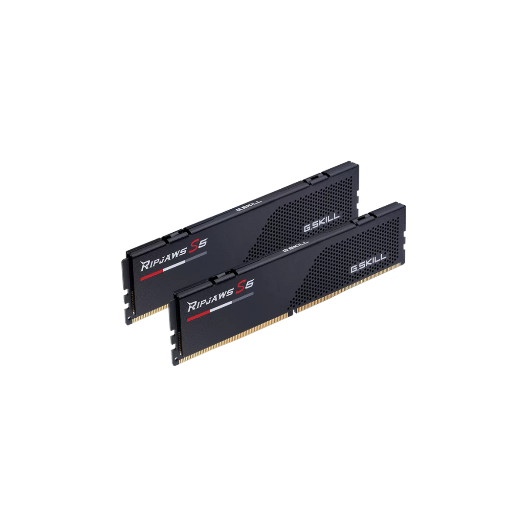 G.Skill Ripjaws S5 32GB (2x16GB) DDR5 6000MT/s Black F5-6000J3648D16GX2-RS5K Desktop Memory