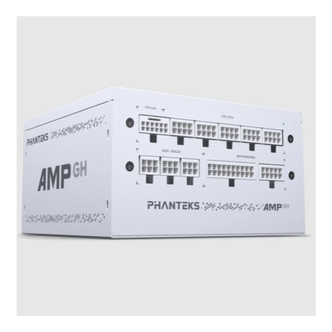 Phanteks AMPGH 850 GOLD atx3.1 PCIe 5.1 Full Modular White Power Supply PH-P850GH-WT01
