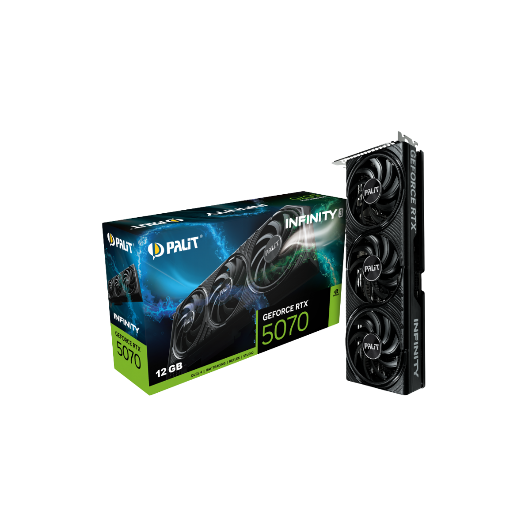 Palit RTX 5070 Infinity 3 12GB GDDR7 Graphics Card – DynaQuest PC Palit RTX 5070 Infinity 3 12GB GDDR7 Graphics Card – DynaQuest PC