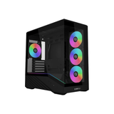 Lian Li Vector V100 Mini mATX TG PC Case with Pre-Installed LED 4 x 120mm ARGB PWM Fans ( Black V100RMIX | White V100W )