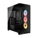 Corsair Frame 4500X RS-R ARGB Panoramic Glass Mid-Tower PC Case w/ 3x RS120-R ARGB Fans (Black | White)