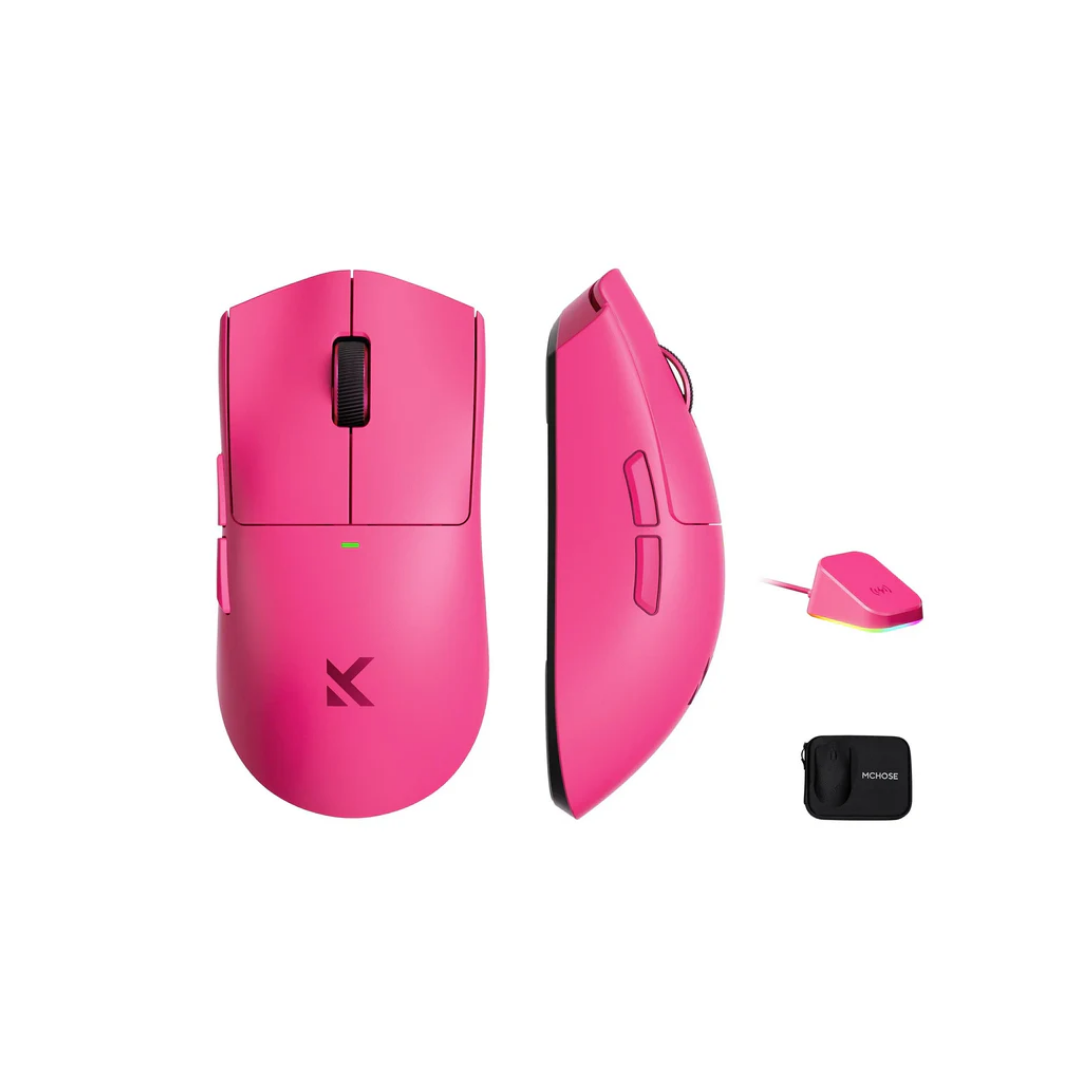 MCHOSE K7 Ultra Lightweight Wireless Tri-mode Gaming Mouse 8K Polling Rate PAW3950