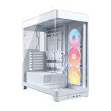 Corsair Frame 4500X RS-R ARGB Panoramic Glass Mid-Tower PC Case w/ 3x RS120-R ARGB Fans (Black | White)