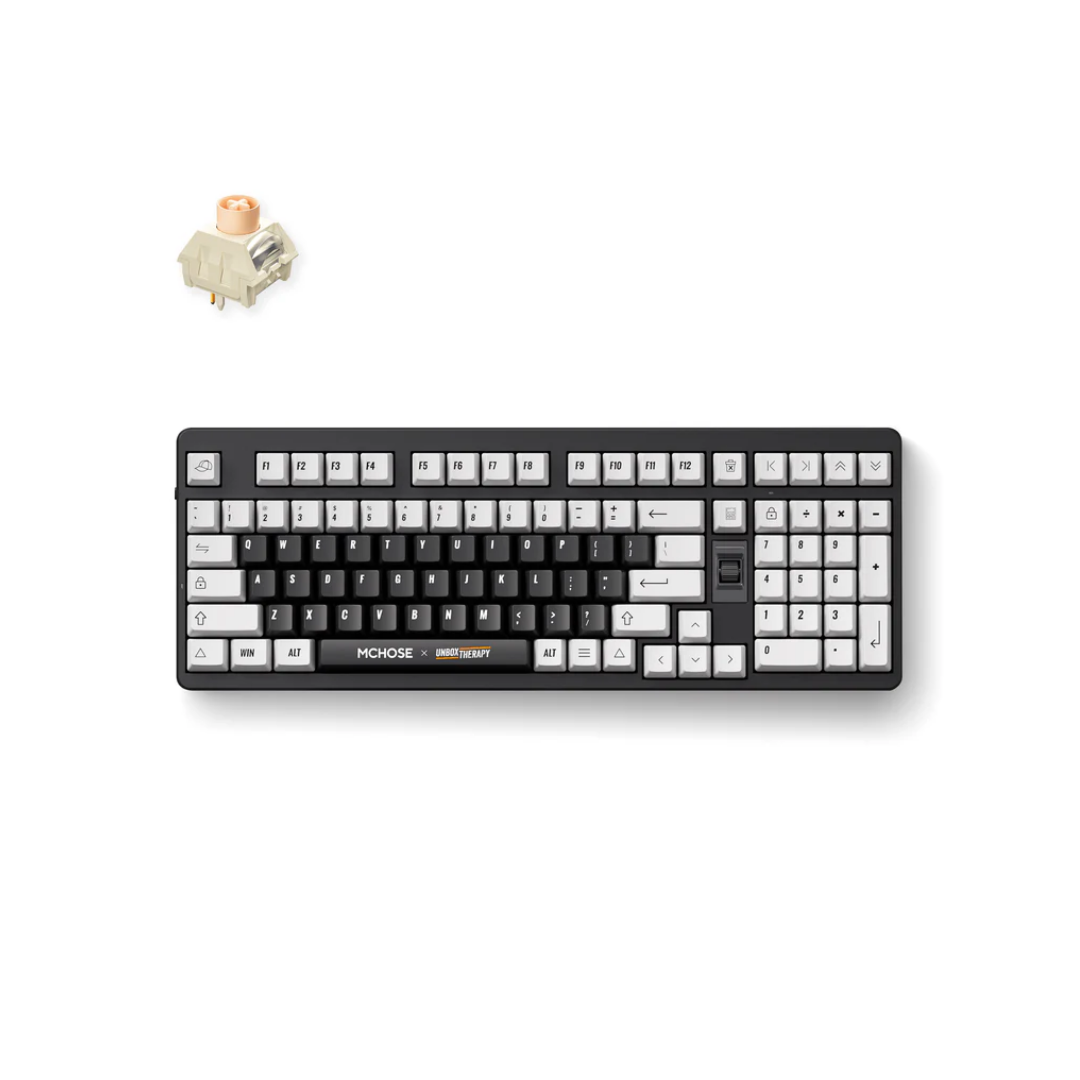 MCHOSE x Unbox Therapy - UT98 Mechanical Keyboard - 98% Layout, Tri-mode, 10000mAh Battery