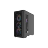 Sama S41 High Airflow ATX MidTower Case + 4 ARGB Fans, Pre-Installed ARGB HUB (Black S41-BKAMA4X1-GL | White S41-WHAMA4X1-GL)