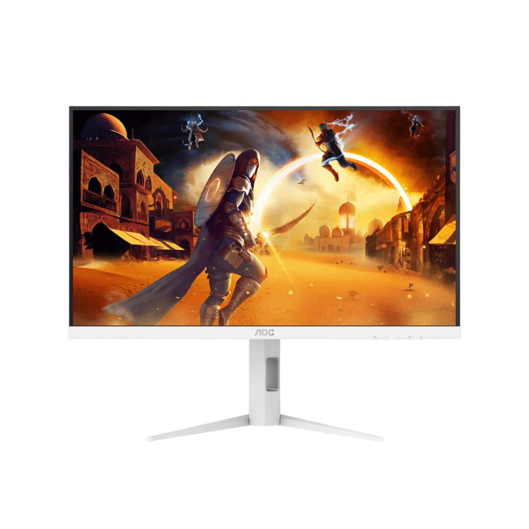 AOC Q27G4/WS 27″ Fast IPS 200Hz QHD 2560 X 1440 0.3ms MPRT Adaptive Sync Pivot White Gaming Monitor