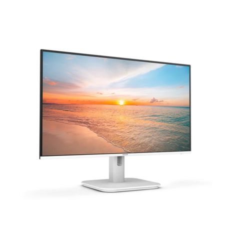 Philips 24E1N2100AW/96 23.8" White IPS 120Hz FHD 1920x1080 1ms Monitor with Tilt Adjustment
