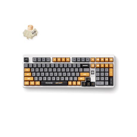 MCHOSE x Unbox Therapy - UT98 Mechanical Keyboard - 98% Layout, Tri-mode, 10000mAh Battery