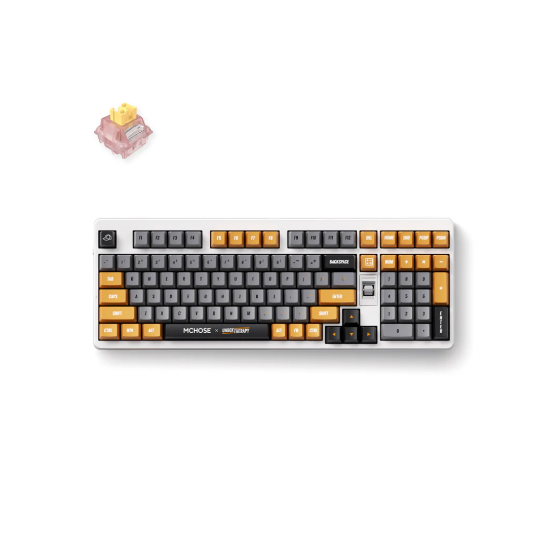 MCHOSE x Unbox Therapy - UT98 Mechanical Keyboard - 98% Layout, Tri-mode, 10000mAh Battery