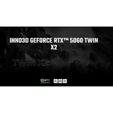 Inno3D RTX 5060 Twin X2 8GB GDDR7 Graphics Card N50602-08D7-195071N