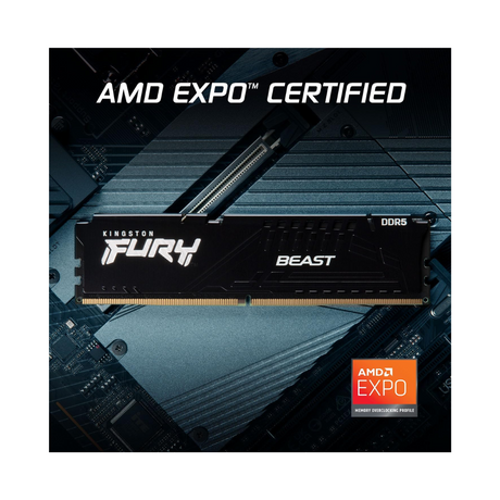 Kingston Fury Beast 16GB DUAL DDR5 6000MT/s CL30 KF560C30BBEK2-16