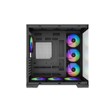 Sama V52 Dual TG ATX MidTower Gaming Case + 7x ARGB Fans, Pre-Installed ARGB Control Hub USB-C (Black V52-BKADA7X1-GL | White V52-WHADA7X1-GL)