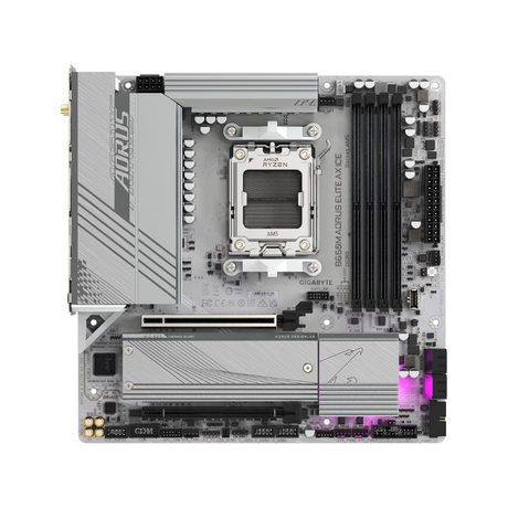 Gigabyte B650M Aorus Elite AX ICE DDR5 (AM5) Motherboard