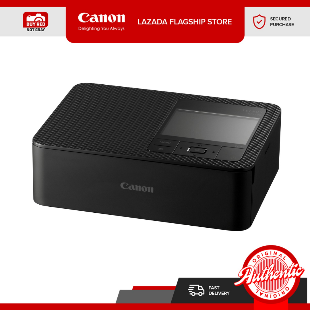 Canon Mobile SELPHY CP1500 Photo Printer | USB Type C (2.0) Wi-Fi 300 x 300 DPI Print Resolution