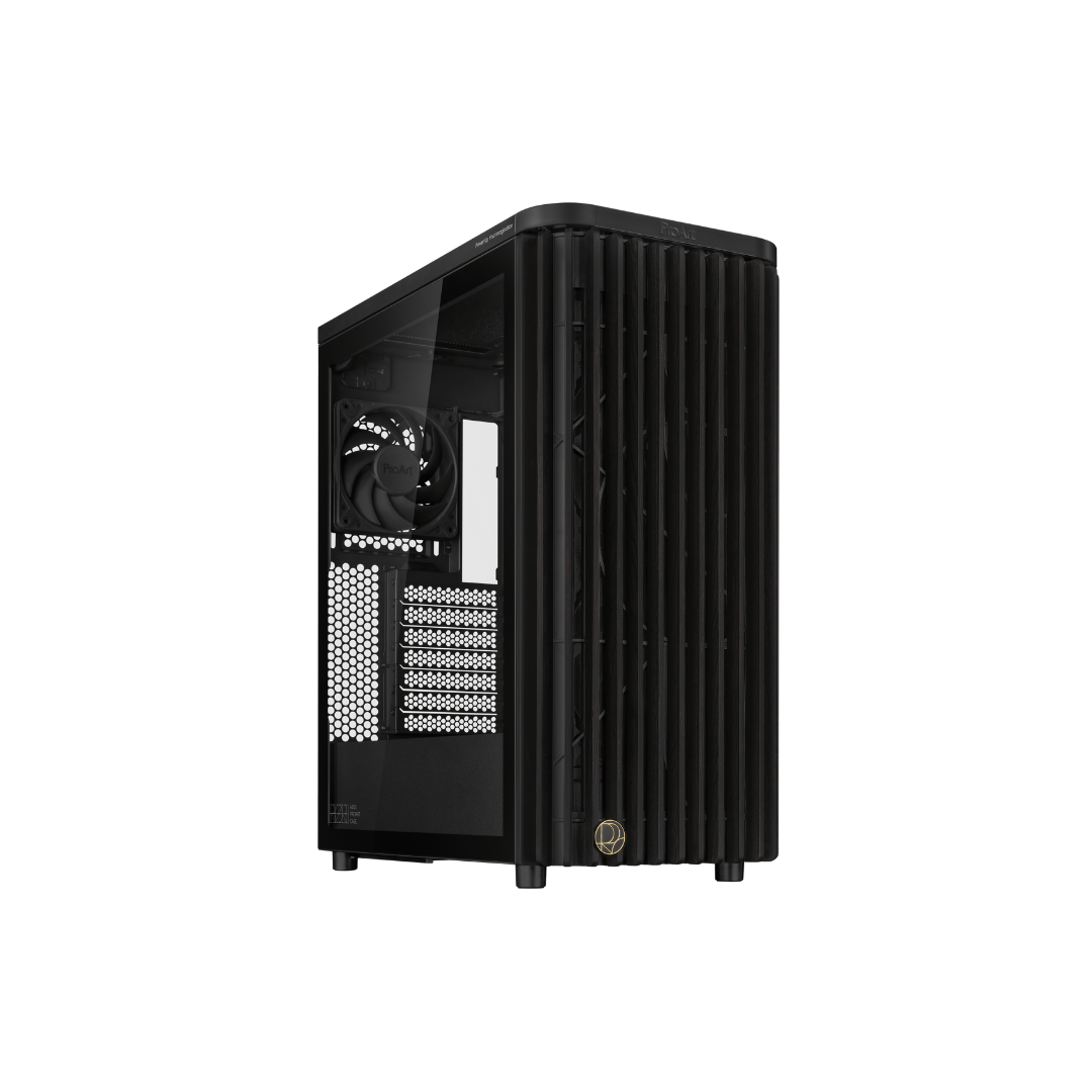 Asus ProArt PA401 Wood PWM TG Black USB3 1C 2A ATX PC Case