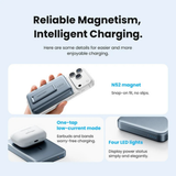 Vention QI2.2 10000mAh 25W Magnetic Wirelesss Power Bank Gray JP387PRO