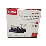 Dahua DH-KIT-CVI2MP2B2T-I | 4-Channel HDCVI CCTV PACKAGE FULL-COLOR 4 Cameras 2MP 1080P CCTV Package