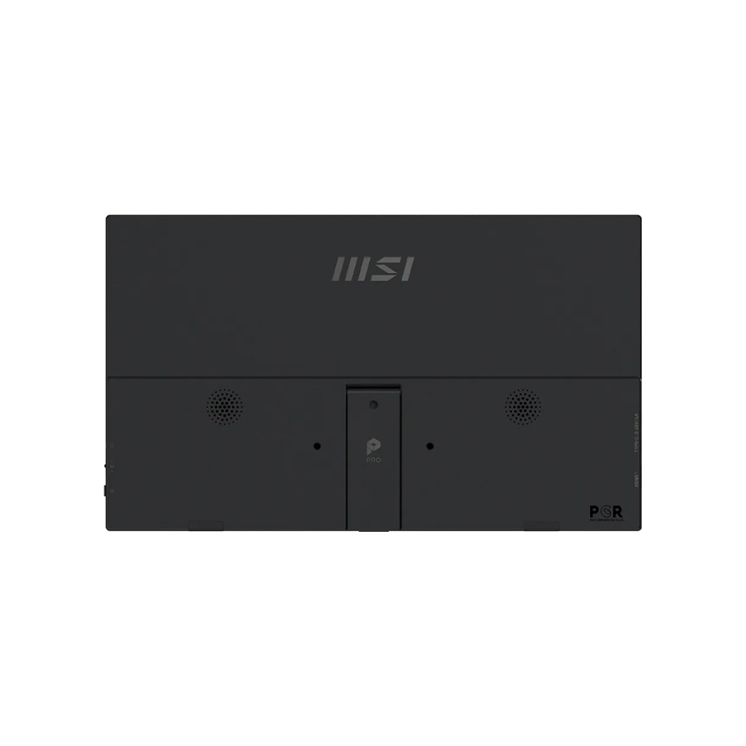 MSI Pro MP165 E6 15.6' IPS 60Hz 1080p 4ms HDMI/TÿpeC Portable & Ultra-Slim Business Monitor