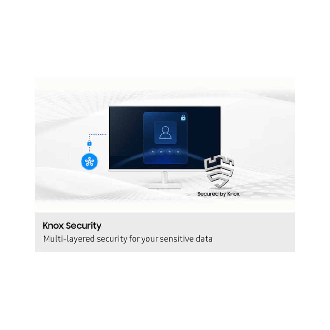 Samsung M7 M70F LS32FM701UEXXP 32" VA 60Hz 4K 3840x2160 4ms GTG Smart Vision AI, Smart TV Experience with AI, AI Picture Optimizer, Knox Security Monitor with Tilt Adjustment