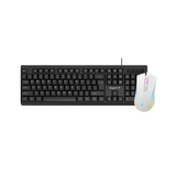 Havit Gamenote HV-KB376 and HV-MS1034 White RGB Backlit Keyboard and Mouse Combo