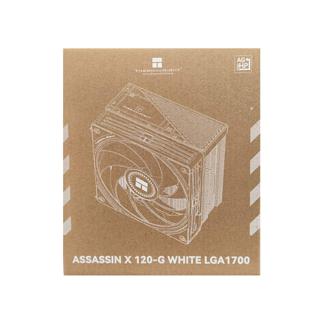 Thermalright Assassin X 120-G White LGA1700 CPU Air Cooler