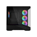 Lian Li Vector V100 Mini mATX TG PC Case with Pre-Installed LED 4 x 120mm ARGB PWM Fans ( Black V100RMIX | White V100W )