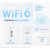 TPLink Deco X10 (1-Pack) AX1500 Whole Home Mesh WiFi-6 System