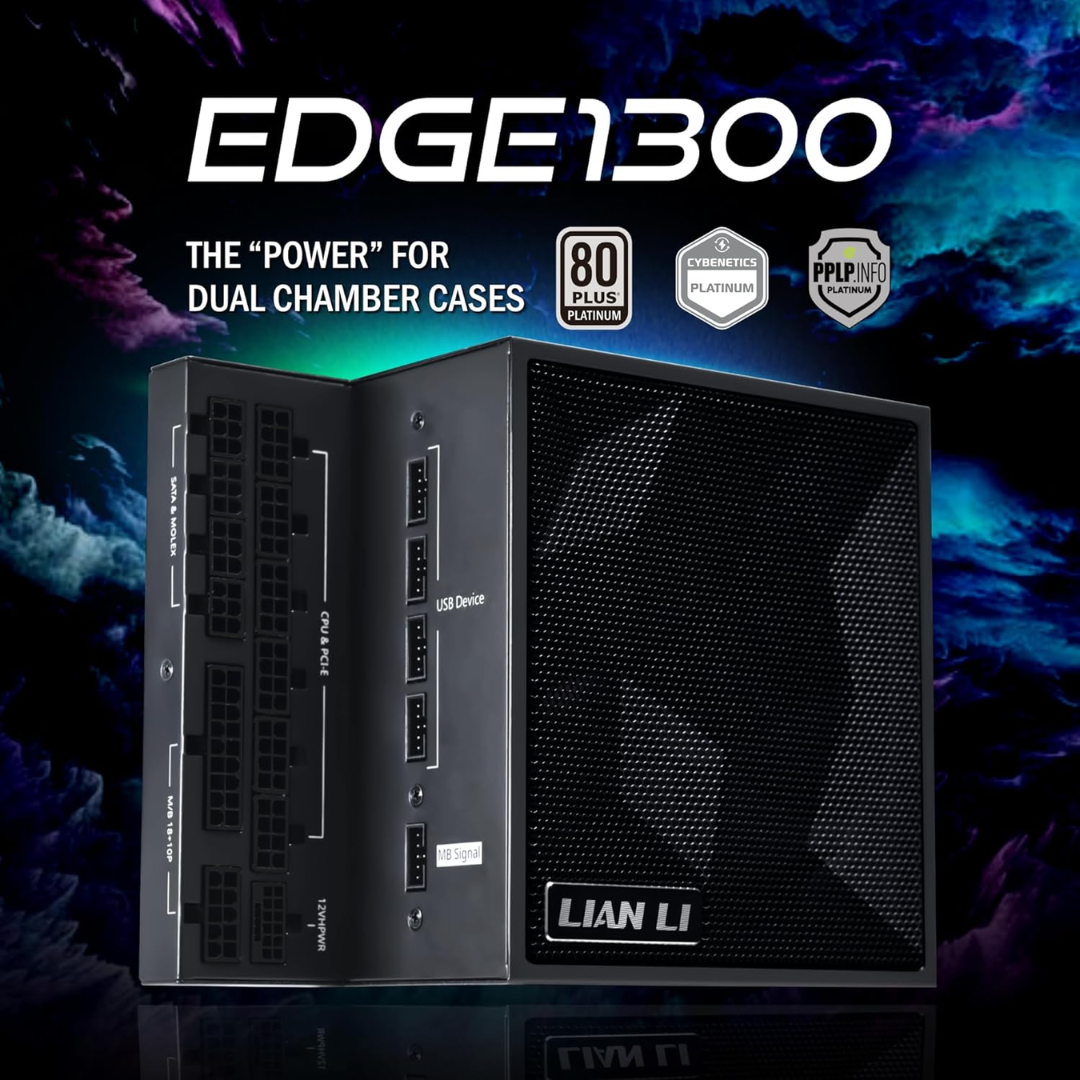 Lian Li EDGE 1300 Platinum 1300W ATX3.1 Power Supply EG1300
