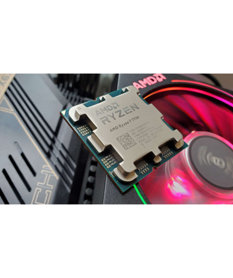 AMD Ryzen 7 7700 (AM5) Processor 3.80-5.30GHz 8-Core 16 AMD Ryzen 7 7700 (AM5) Processor 3.80-5.30GHz 8-Core 16