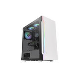 Thermaltake H200 SNOW TG RGB Mid Tower ATX Case CA-1M3-00M6WN-00 (w/ 1 x 120mm BLK Fan)
