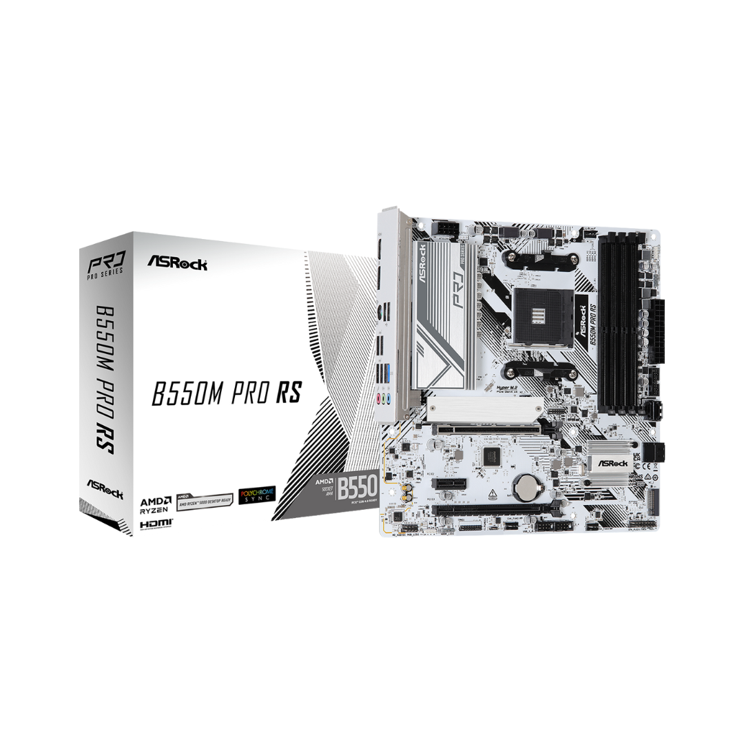 ASRock B550M Pro RS DDR4 AM4 Motherboard