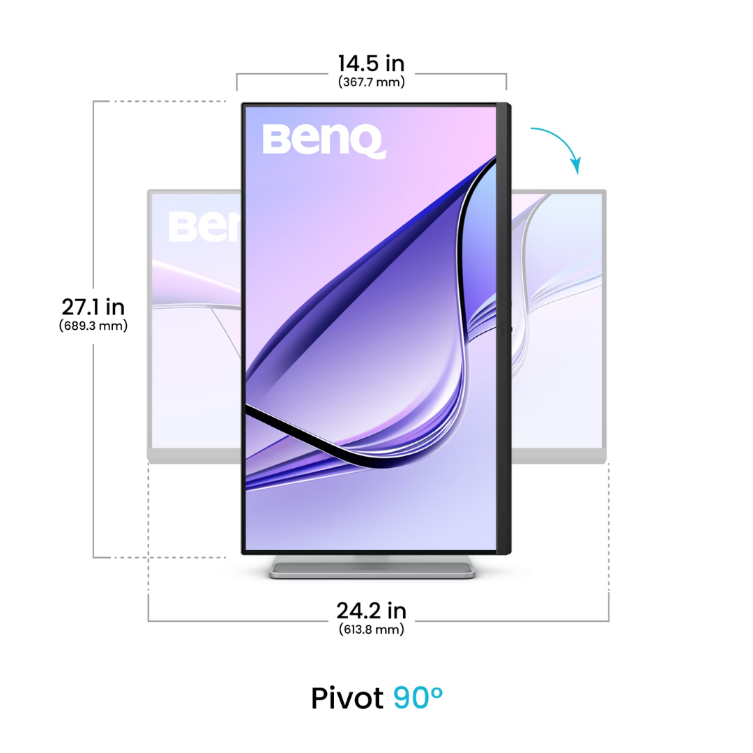 BenQ MA270U 27" IPS 60Hz 3840X2160 5ms 4K HDR10 USB Type-C Monitor for Macbook