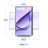 BenQ MA270U 27" IPS 60Hz 3840X2160 5ms 4K HDR10 USB Type-C Monitor for Macbook