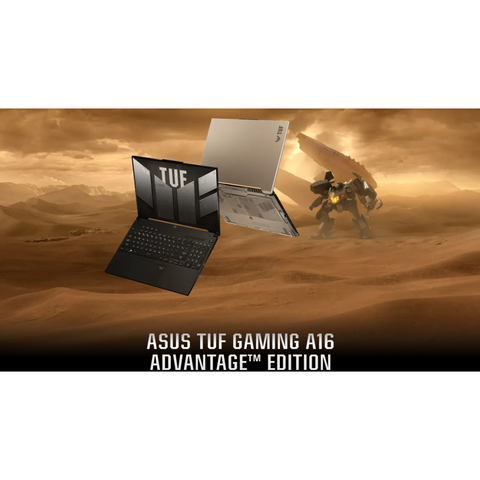 Asus TUF Gaming A16 Advantage Edition FA617NS-N3086W [Sandstorm] 16″ 165Hz FHD+| Ryzen 7 7735HS | 8GB DDR5 | 512GB SSD | RX 7600S | Windows 11