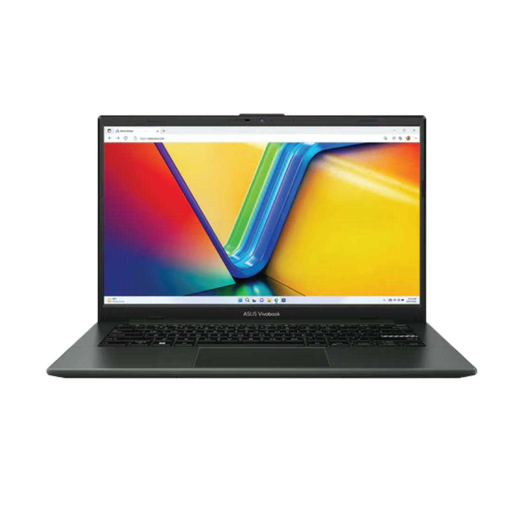 Asus Vivobook Go 14 E1404FA-NK611WSM Laptop (Mixed Black) | 14" FHD 1920x1080 | Ryzen 5 7520U | 16GB RAM | 512GB SSD | AMD Radeon Graphics | Windows 11 Home | MS Office Home & Student 2024 + MS 365 Basic | Asus Backpack