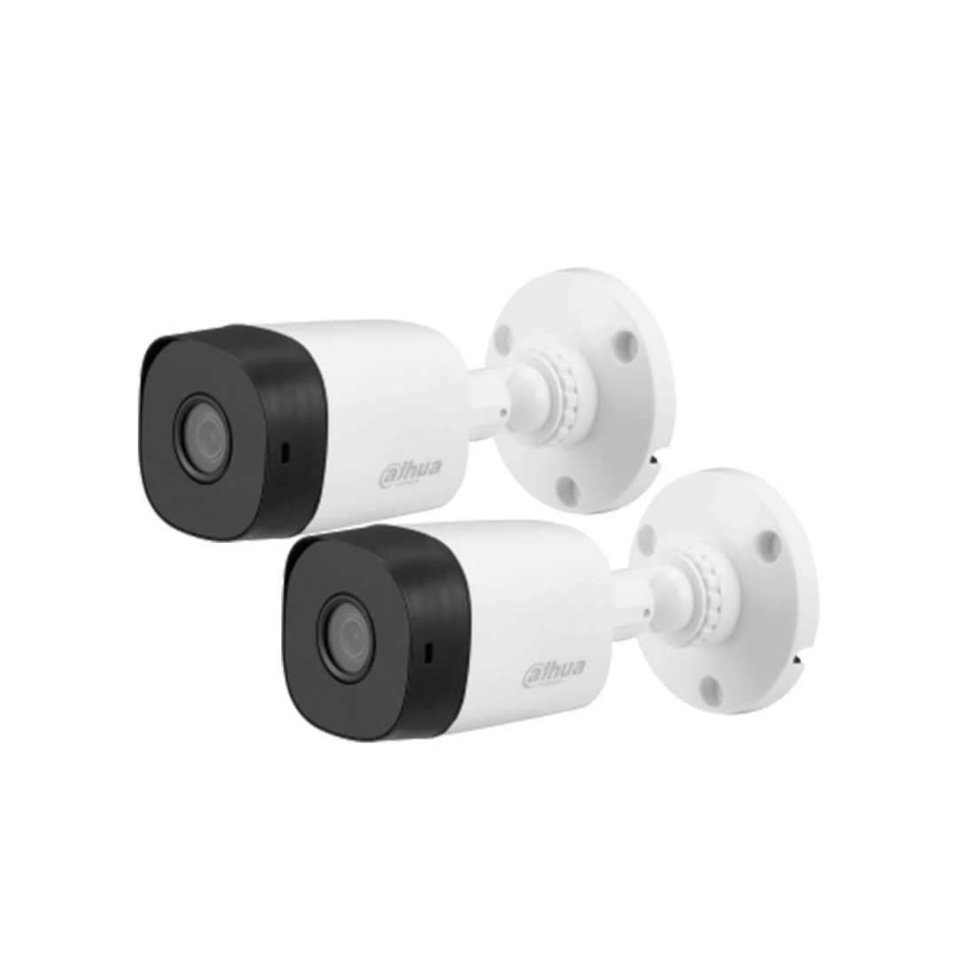 Dahua DH-KIT-CVI2MP2B2T-I | 4-Channel HDCVI CCTV PACKAGE FULL-COLOR 4 Cameras 2MP 1080P CCTV Package
