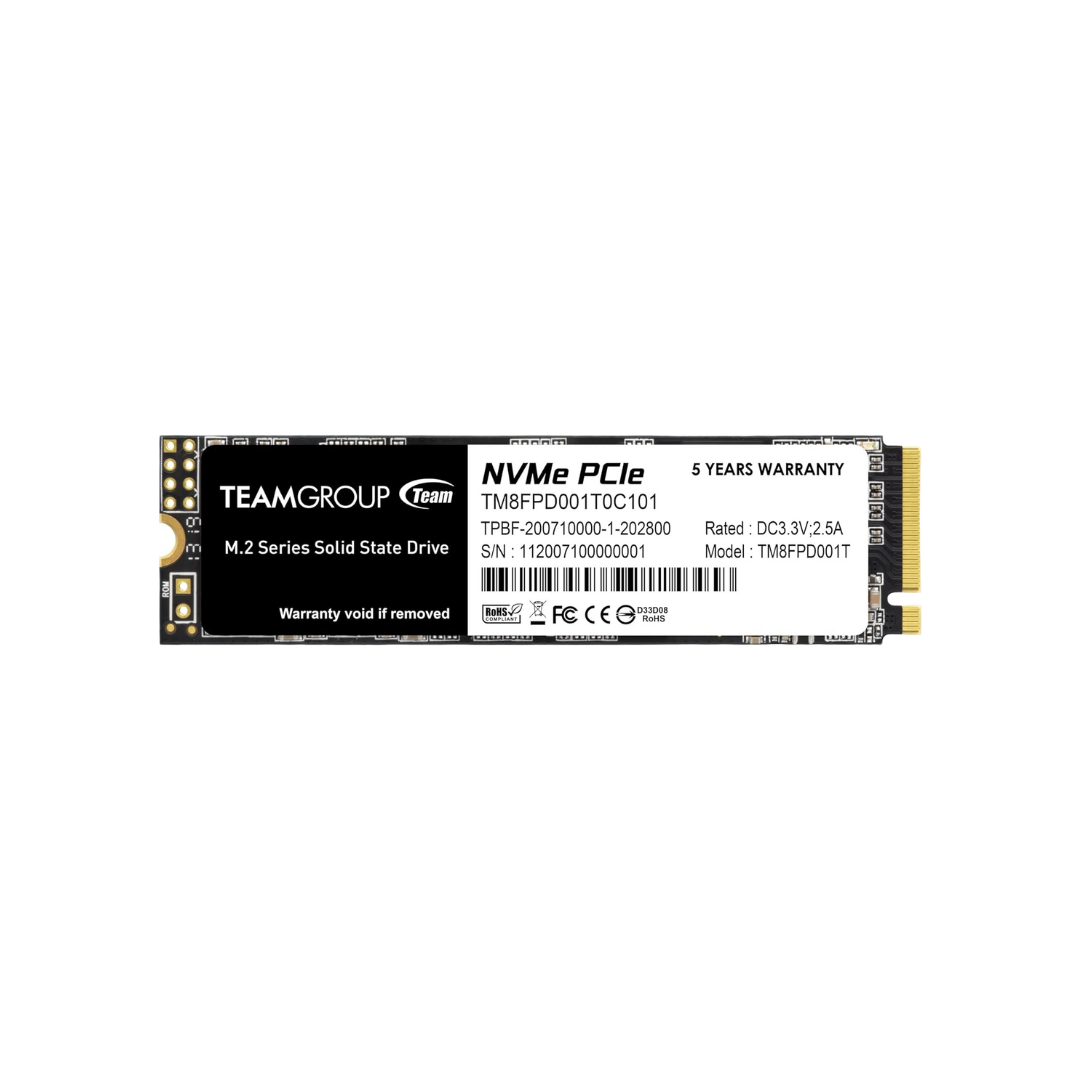 TeamGroup MP33 M.2 1TB 2280 PCIe 3.0 x4 NVMe 1.3 3D NAND Internal SSD TM8FPD001T0C101