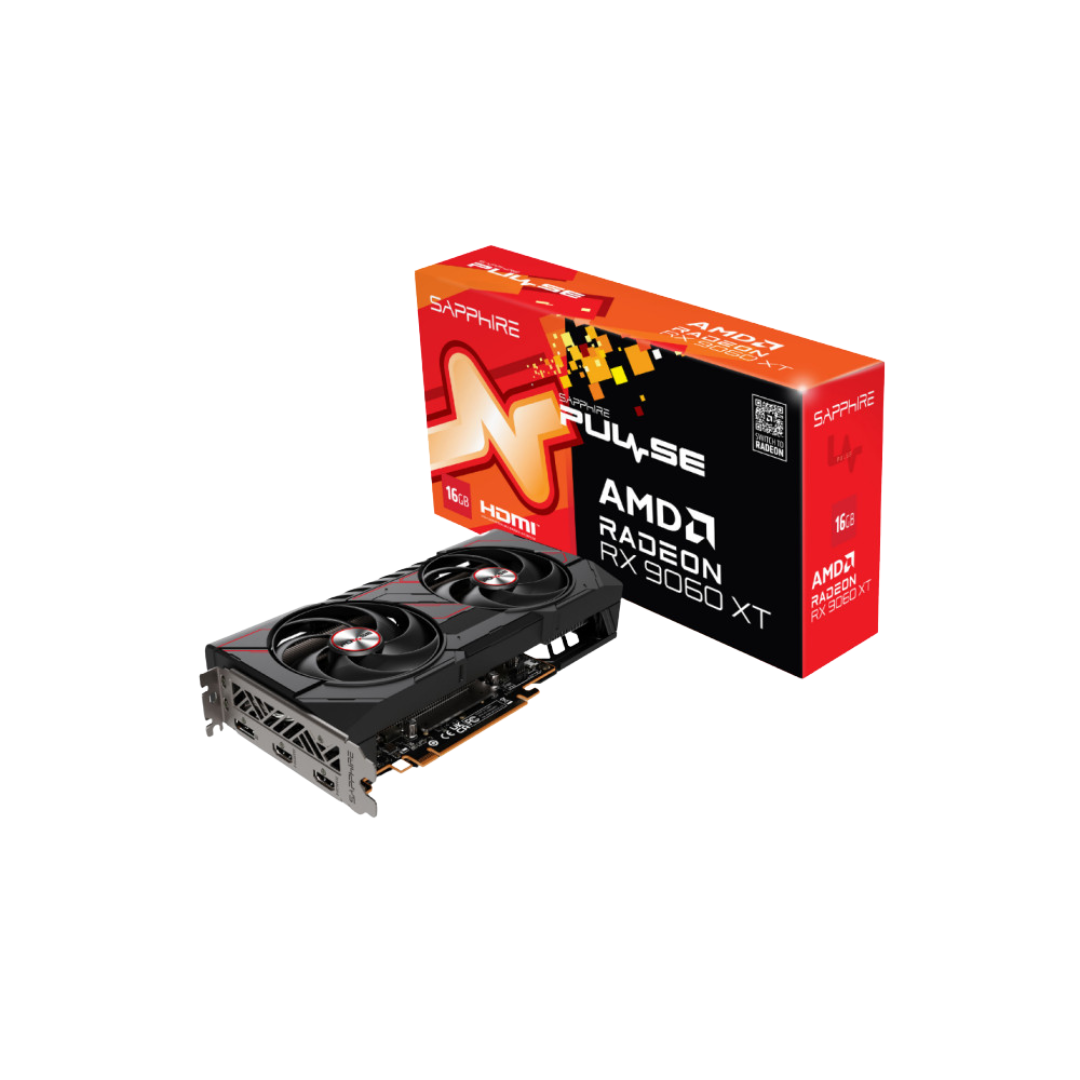 Sapphire PULSE AMD Radeon RX 9060 XT Gaming OC 16GB DUAL HDMI / DP Sapphire PULSE AMD Radeon RX 9060 XT Gaming OC 16GB DUAL HDMI / DP