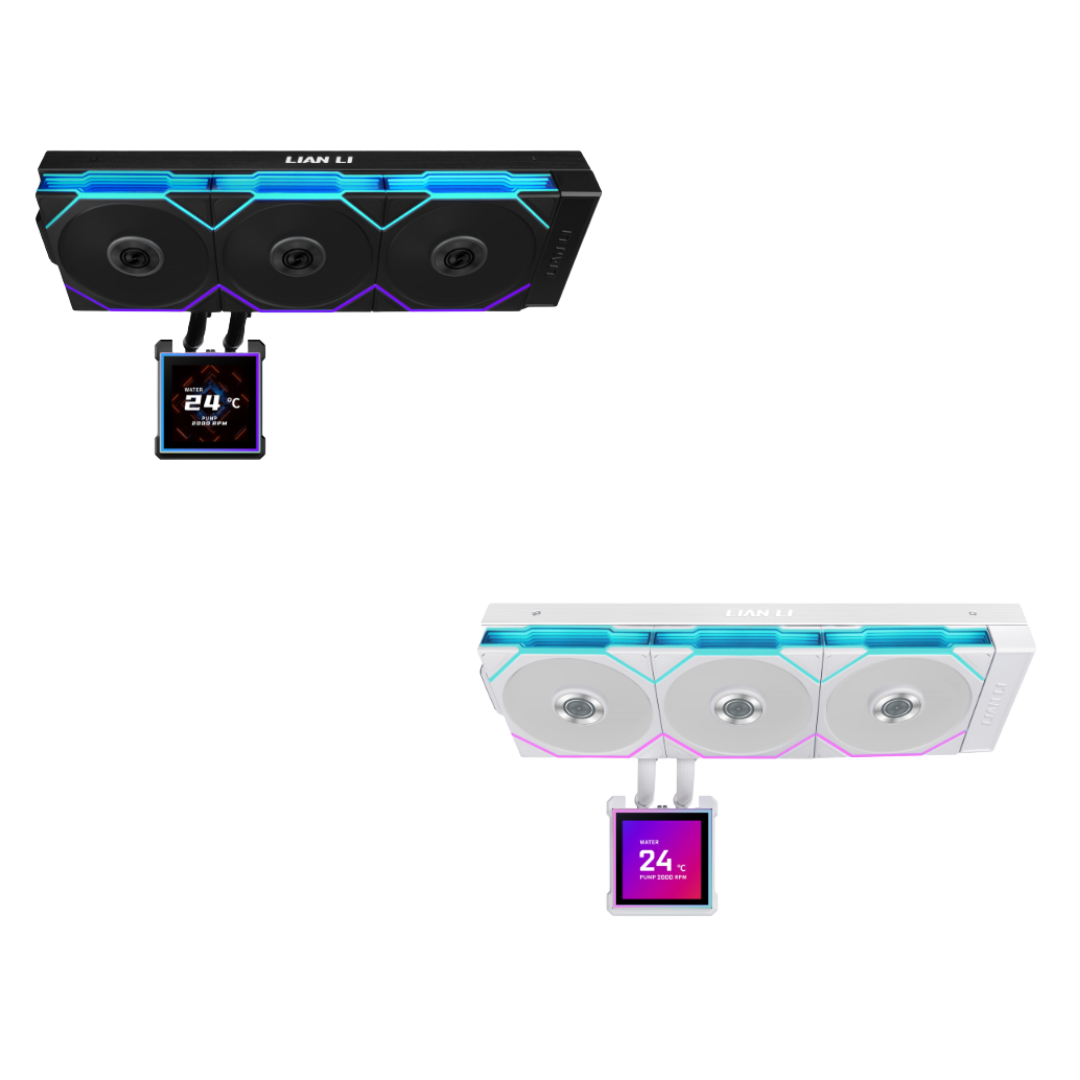 Lian Li HydroShift II LCD-S 360TL RGB 360mm AIO LC Cooler LCD Display ( Black | White )