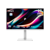 MSI Pro Max 271QPHW E14 27" White IPS 144Hz WQHD 2560x1440 1ms MPRT/ 4ms GTG Business Productivity Monitor with Tilt/ Height/ Swivel/ Pivot Adjustment