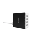 QICENT 4 Port USB Charger Black DC-4U-US-BK
