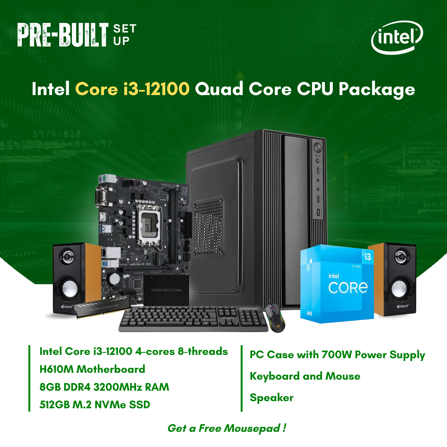 H310 +Core i3-9100 + ram 16gb ssd 256gb H310 +Core i3-9100 + ram 16gb ssd 256gb